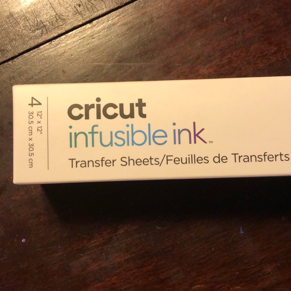 Infusible ink transfer sheets